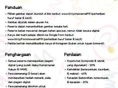 GRATIS! Lomba Mewarnai Online Tingkat Nasional Rayakan Hari Guru Nasional 2025 (TK & SD)